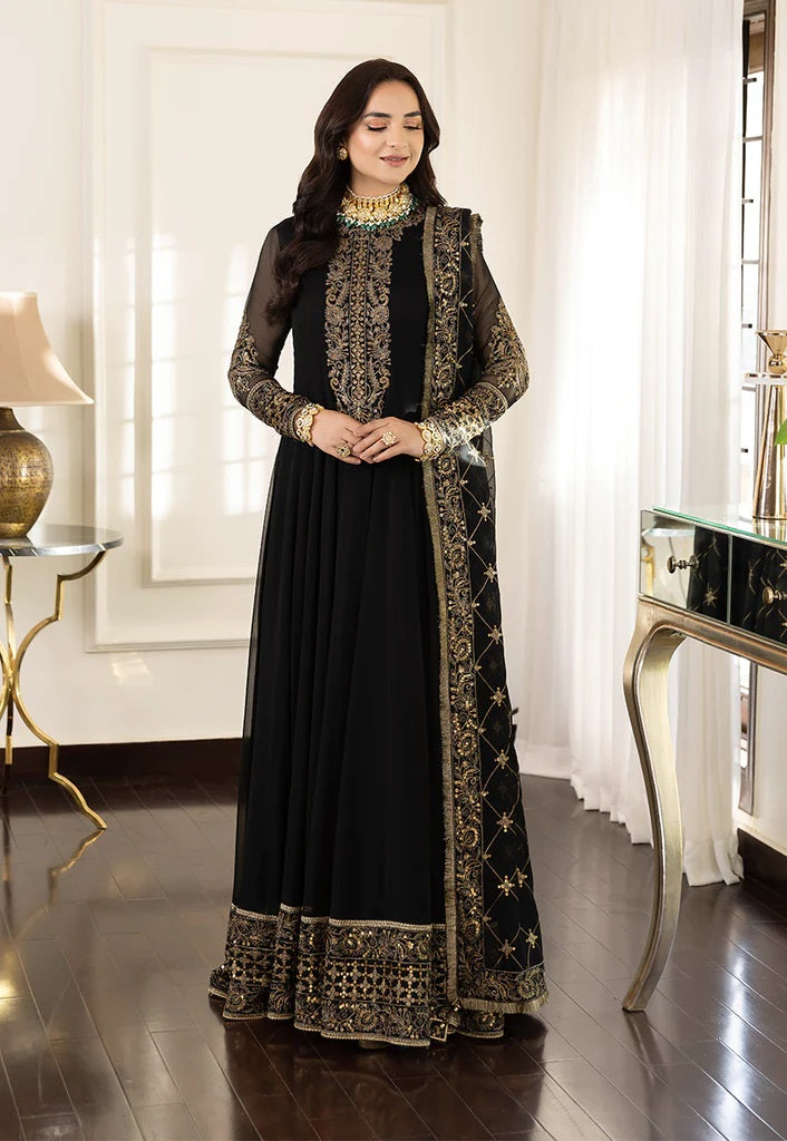 Asim Jofa Maahru Noorie Embroidered Suits Unstitched 3 Piece AJSM-35 - Festive Collection