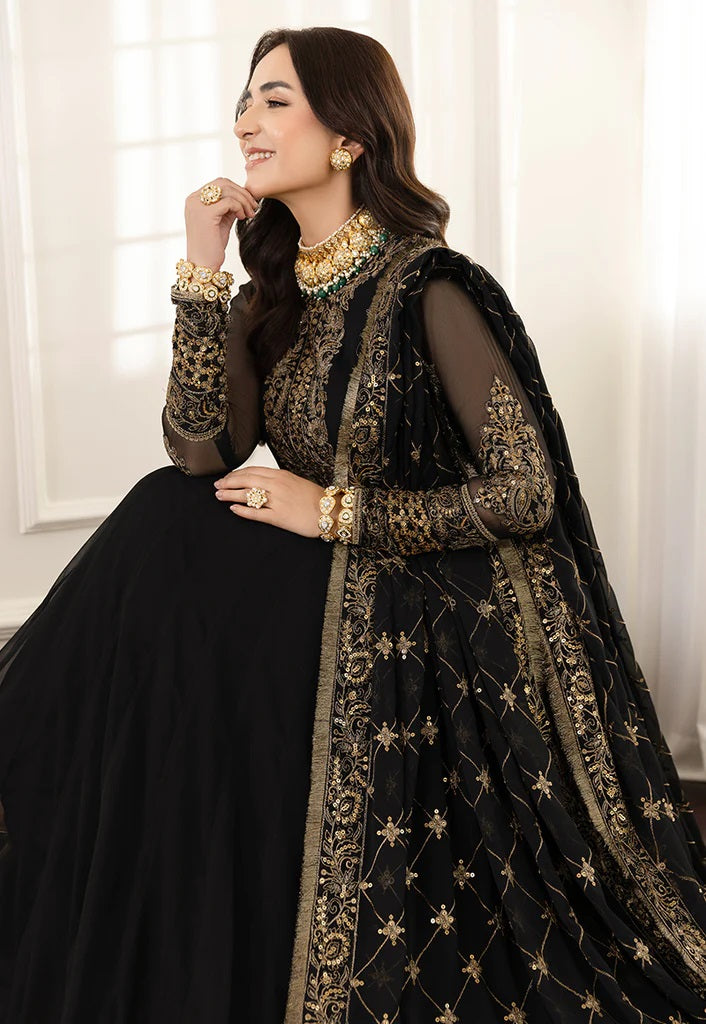 Asim Jofa Maahru Noorie Embroidered Suits Unstitched 3 Piece AJSM-35 - Festive Collection