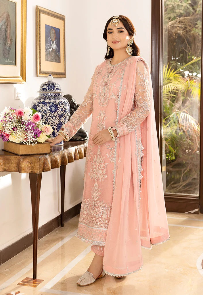 Asim Jofa Maahru Noorie Embroidered Suits Unstitched 3 Piece AJSM-36 - Festive Collection