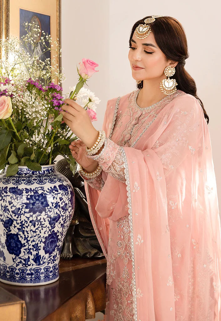 Asim Jofa Maahru Noorie Embroidered Suits Unstitched 3 Piece AJSM-36 - Festive Collection