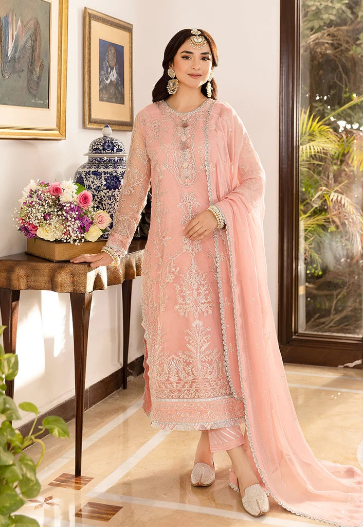 Asim Jofa Maahru Noorie Embroidered Suits Unstitched 3 Piece AJSM-36 - Festive Collection