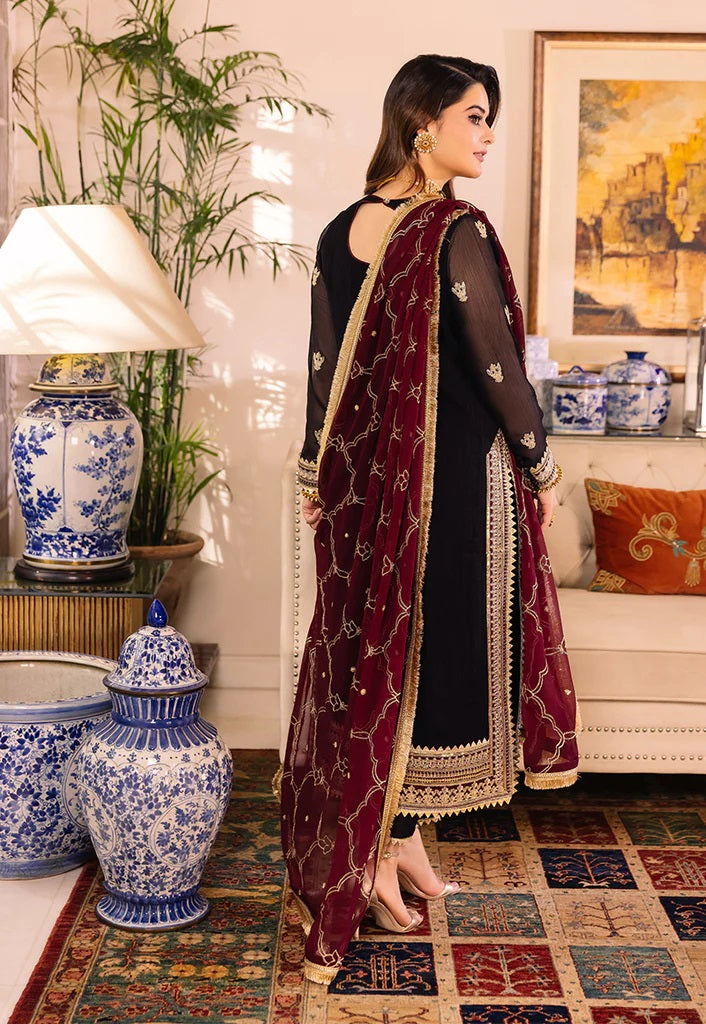 Asim Jofa Maahru Noorie Embroidered Suits Unstitched 3 Piece AJSM-37 - Festive Collection