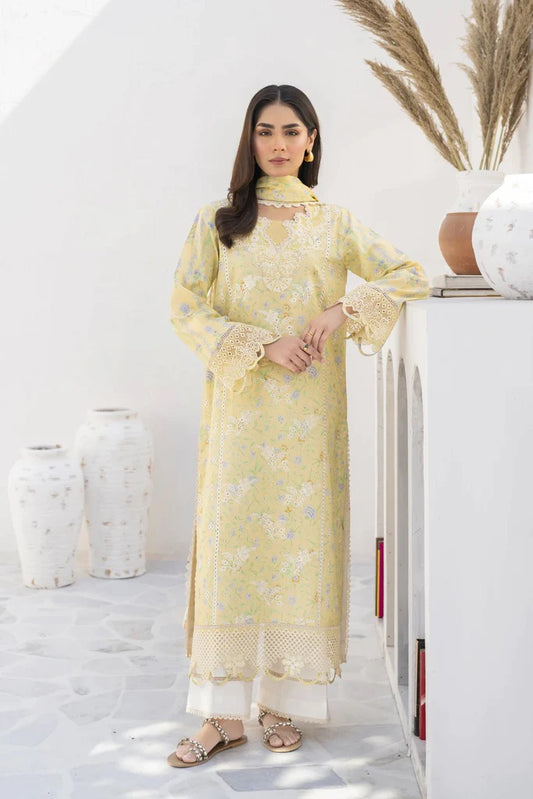 Shezlin by Aabyaan Embroidered Chikankari Suits Unstitched 3 Piece AS-AR-03 SOHA - Summer Collection