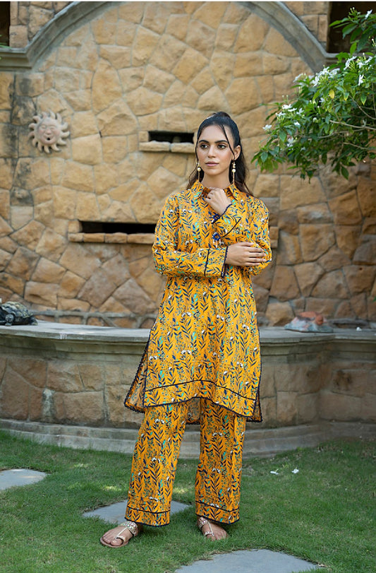 Identic Separates By Regalia Textiles Printed Linen Suits Unstitched 2 Piece RTPL-D-03 - Winter Collection