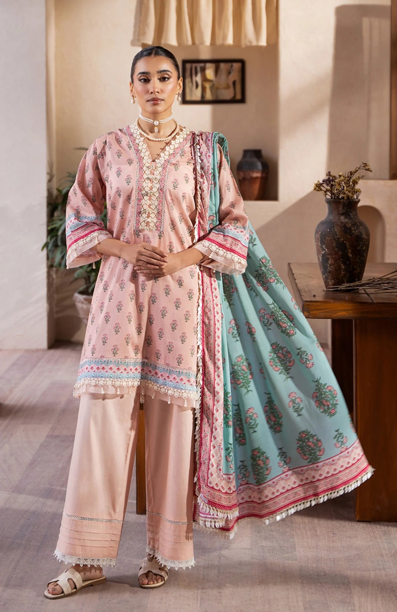 Mausummery Digital Printed Lawn Unstitched 3 Piece Suit – MUS25V1PL03