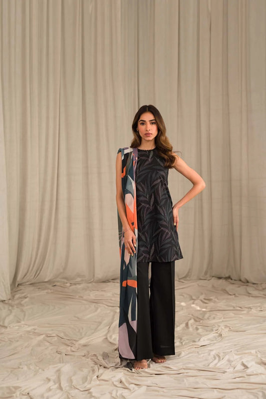 Sahar Printed Lawn Suits Unstitched 3 Piece SHR-S24-PL-V1-03 - Summer Collection