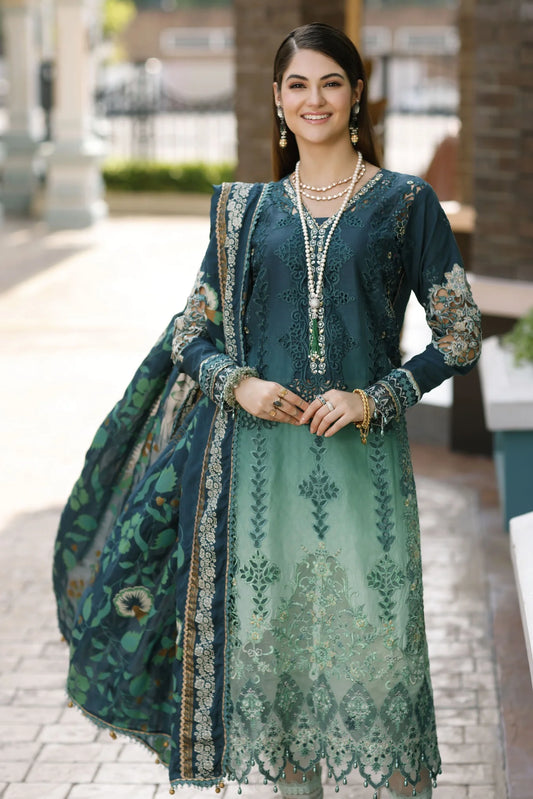 Noor By Saadia Asad Embroidered Lawn Suits Unstitched 3 Piece D03 - Zalia