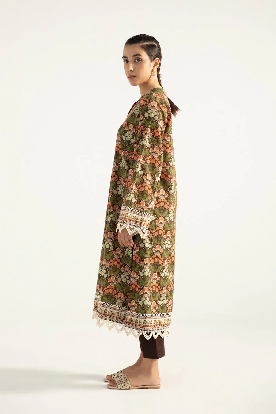 Sapphire Intermix Printed Cotton Shirt 1 piece Unstitched - U1 DY22V5 03