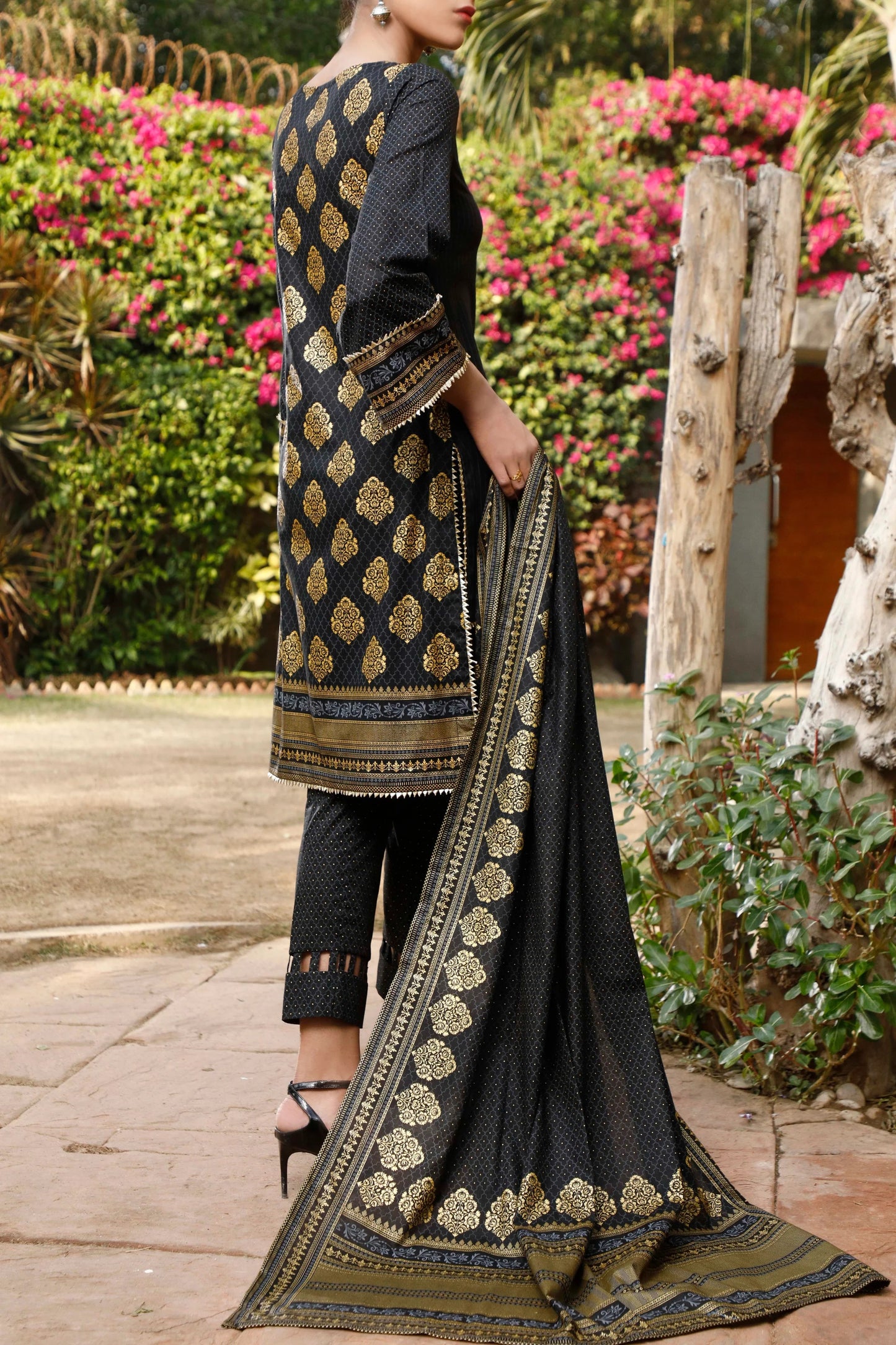 Daman By VS Textiles Printed Lawn Suits Unstitched 3 Piece VS24-D1 2903-B - Summer Collection
