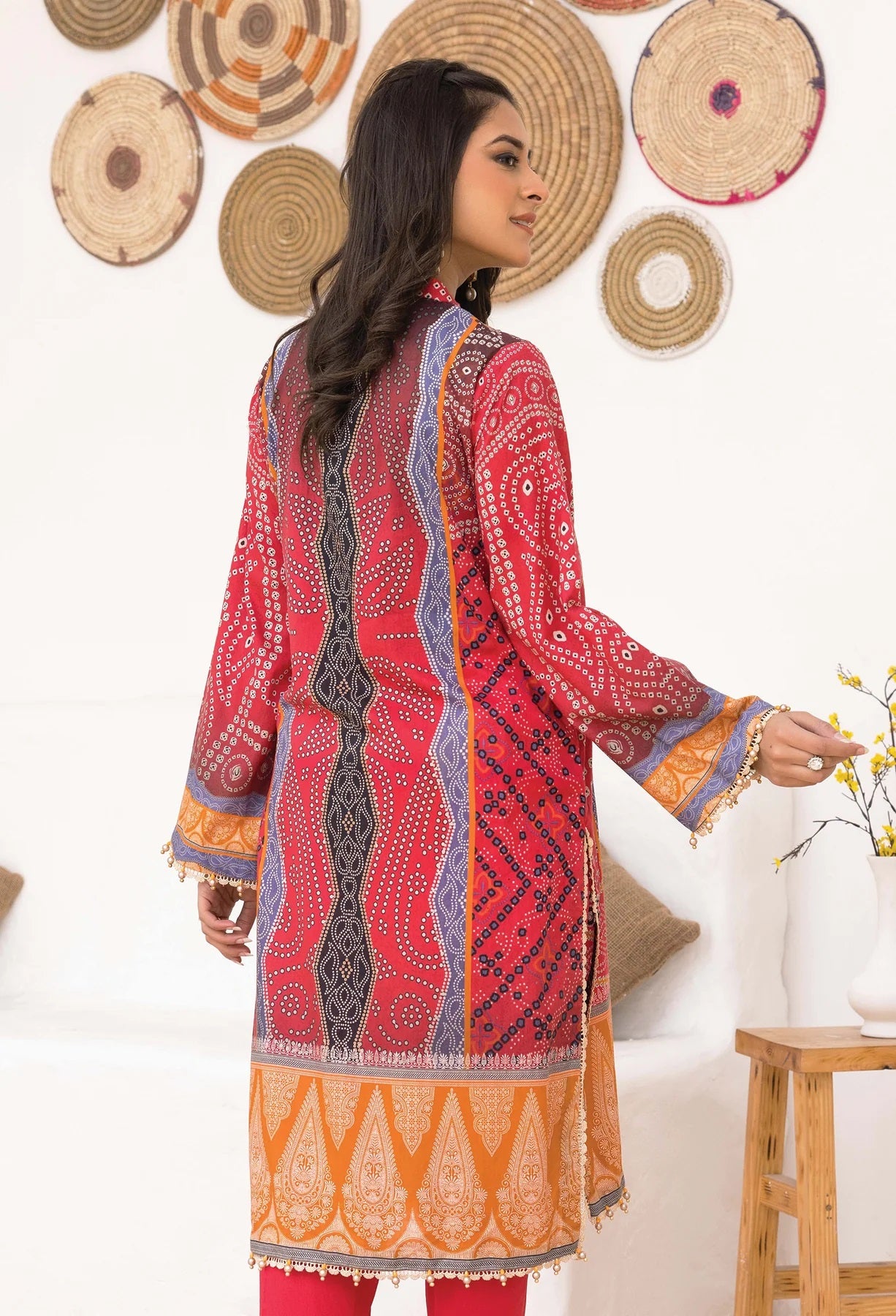 Adan Libas Chunri Embroidered Lawn 2 Piece Unstitched - ALC-06