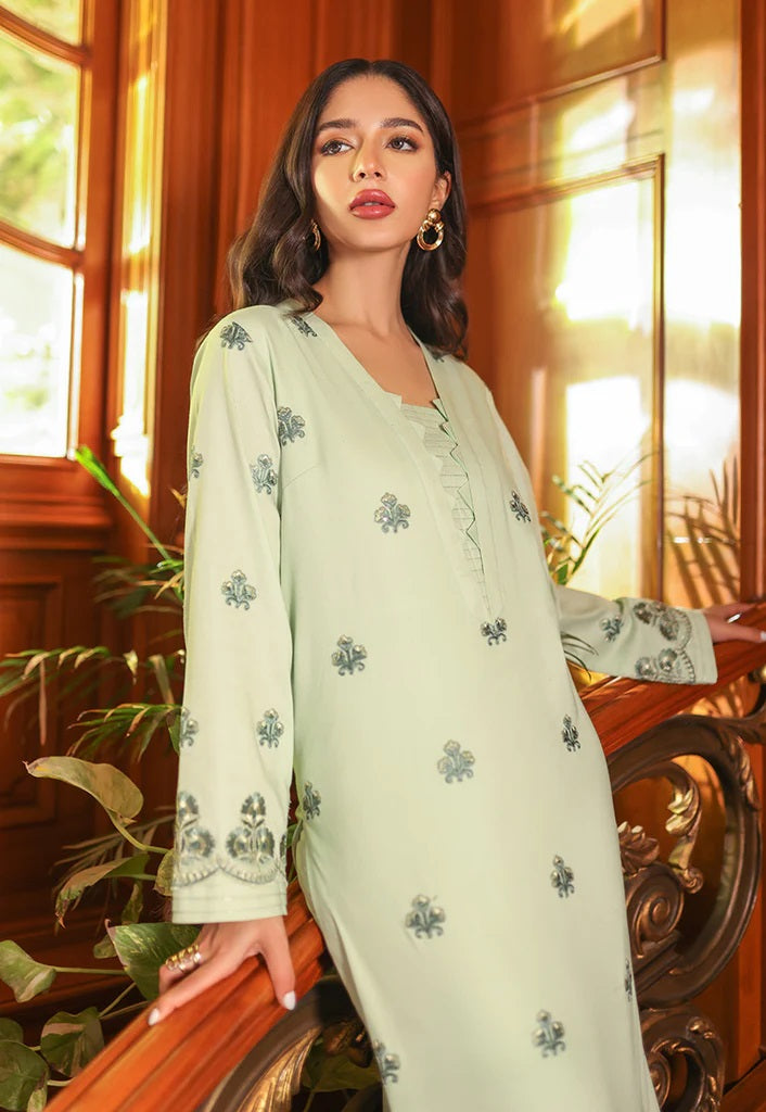Essential By Asim Jofa Embroidered Cambric Lawn Suit Unstitched 2 Piece AJP-03