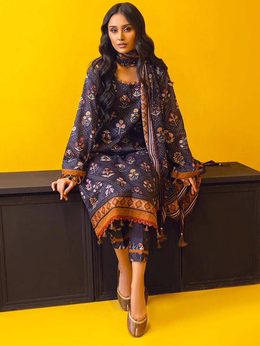 Adorna by Salitex Printed Lawn 2 Piece Suits Unstitched  STA-UNS23CB003UT