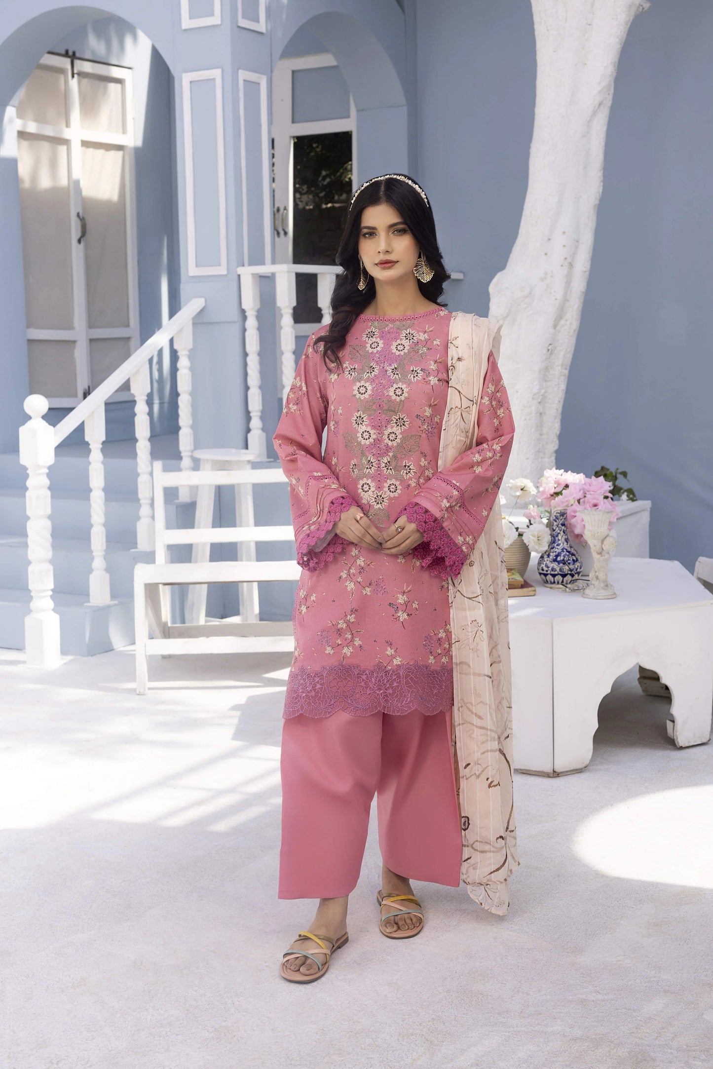 Rosolia by Panache Embroidered Lawn 3 Piece Unstitched Dress - D03