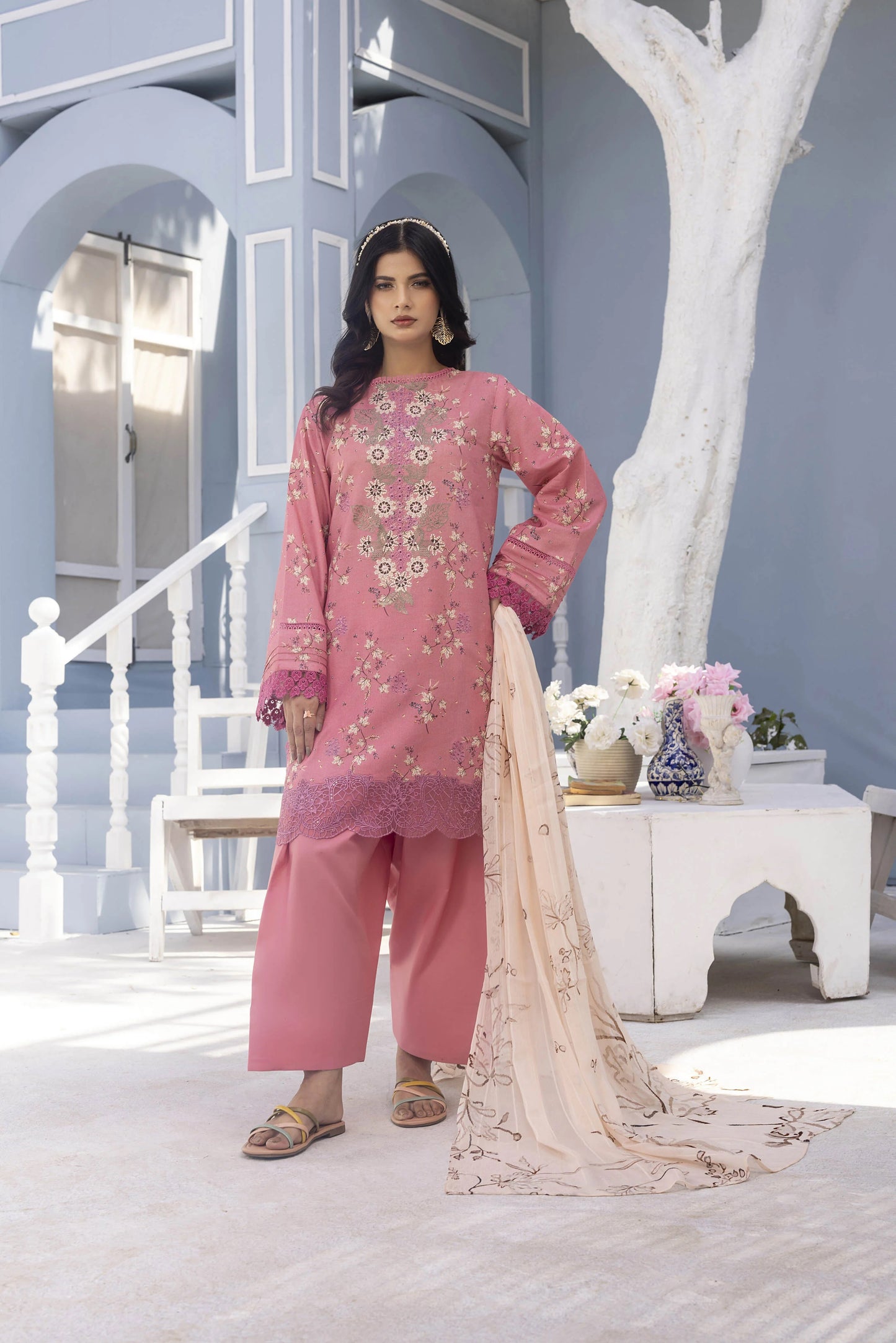 Rosolia by Panache Embroidered Lawn 3 Piece Unstitched Dress - D03
