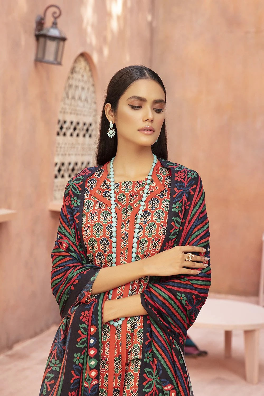 Nishat Printed Lawn 3 Piece Unstitched Dress - 42003712-R