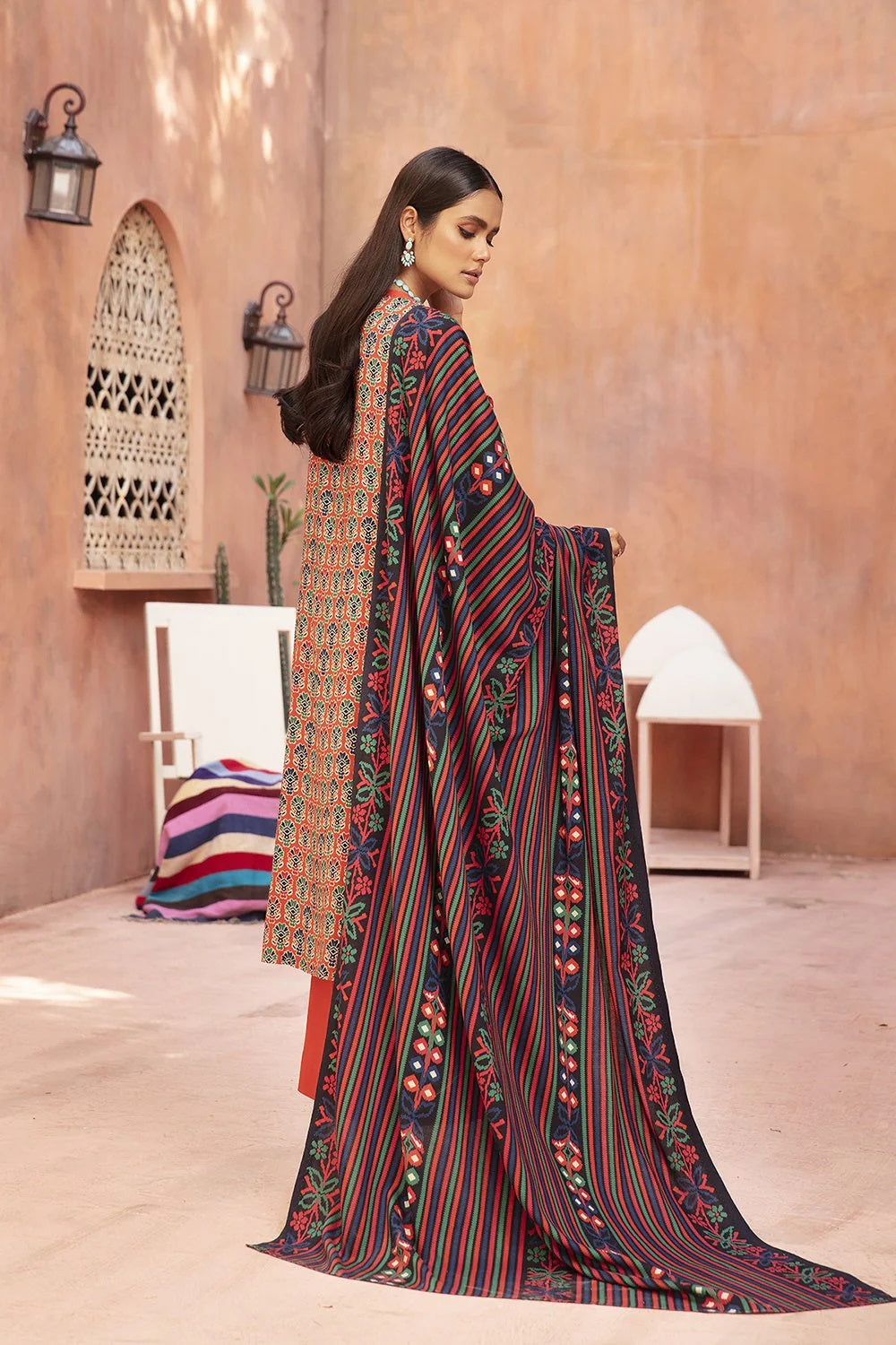 Nishat Printed Lawn 3 Piece Unstitched Dress - 42003712-R