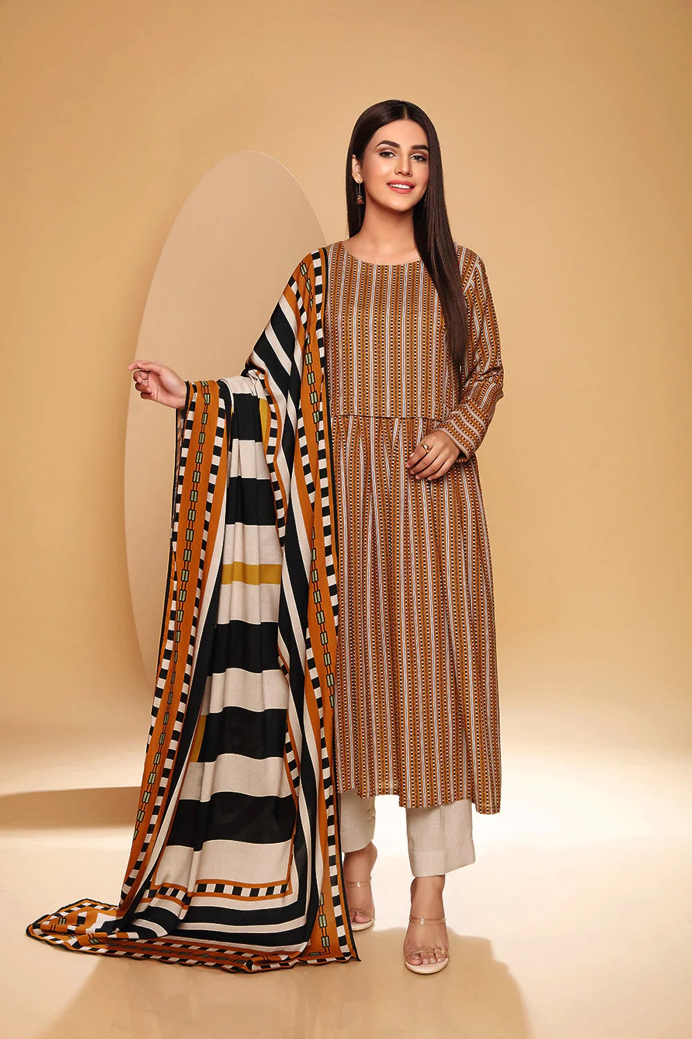 Nishat Printed Lawn 3 Piece Unstitched Dress - 42105404-R