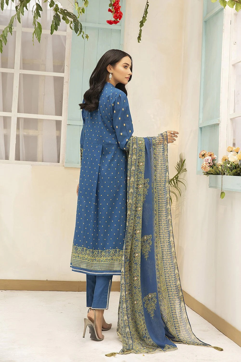 Nishat Printed Lawn 3 Piece Unstitched Dress - 42101044-R