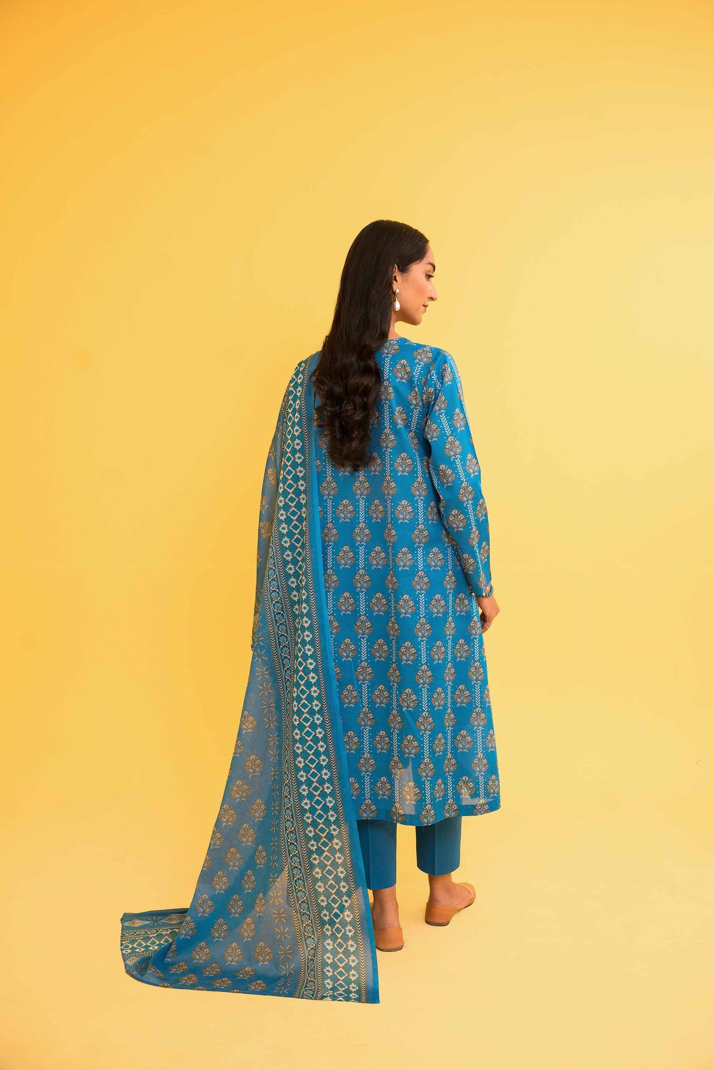 Nishat Printed Lawn 3 Piece Unstitched Dress - 42302098-R