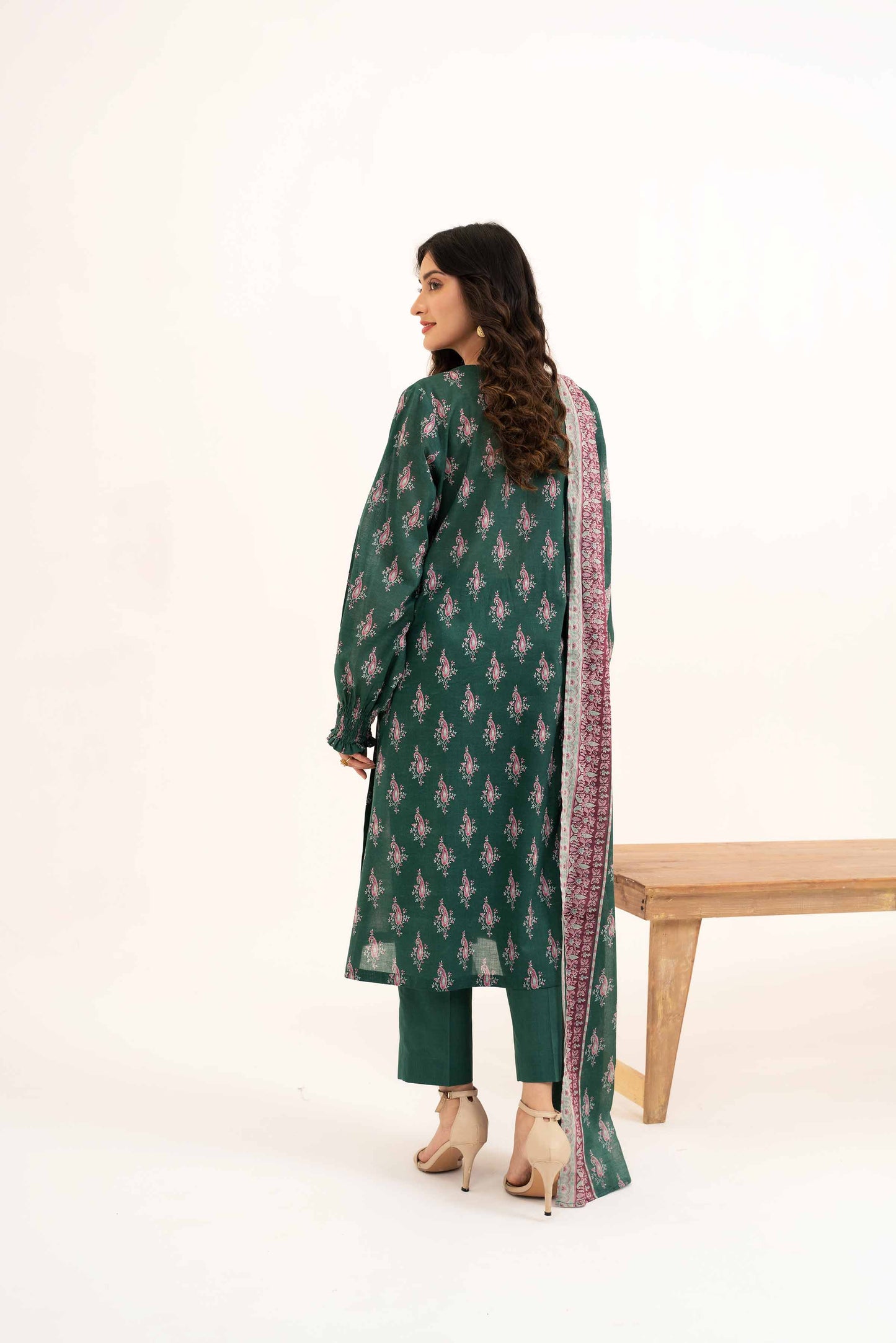 Nishat Printed Lawn 3 Piece Unstitched Dress - 42302180-R