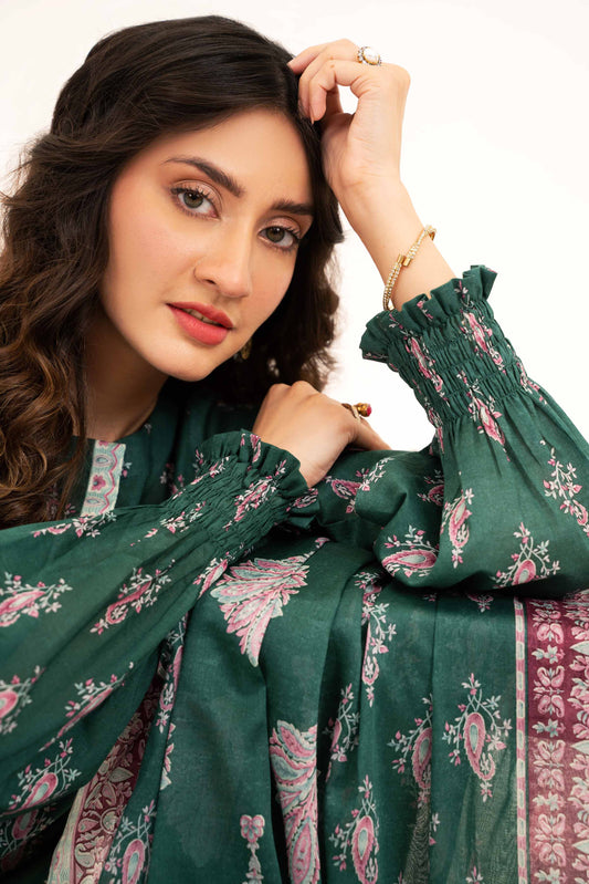 Nishat Printed Lawn 3 Piece Unstitched Dress - 42302180-R