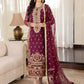 Asim Jofa Maahru Noorie Embroidered Suits Unstitched 3 Piece AJSM-47 - Festive Collection