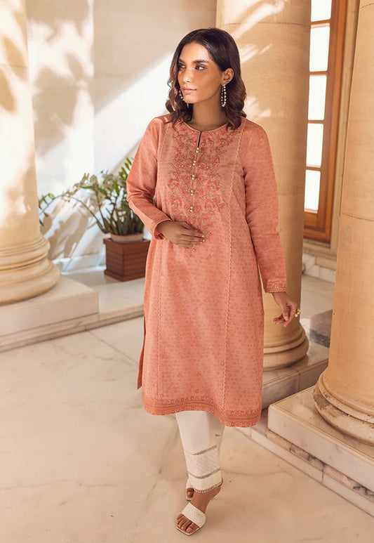 Essential By Asim Jofa Embroidered Jacquard Lawn Shirt Unstitched AJP-04