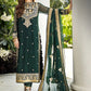 Asim Jofa Zari Sitara Embroidered Chiffon Unstitched 3 Piece Dress - AJZS 04