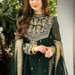Asim Jofa Zari Sitara Embroidered Chiffon Unstitched 3 Piece Dress - AJZS 04