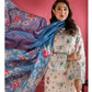 Evelyn by Gulljee Embroidered Lawn 3 piece Unstitched Dress - EVL3P2504
