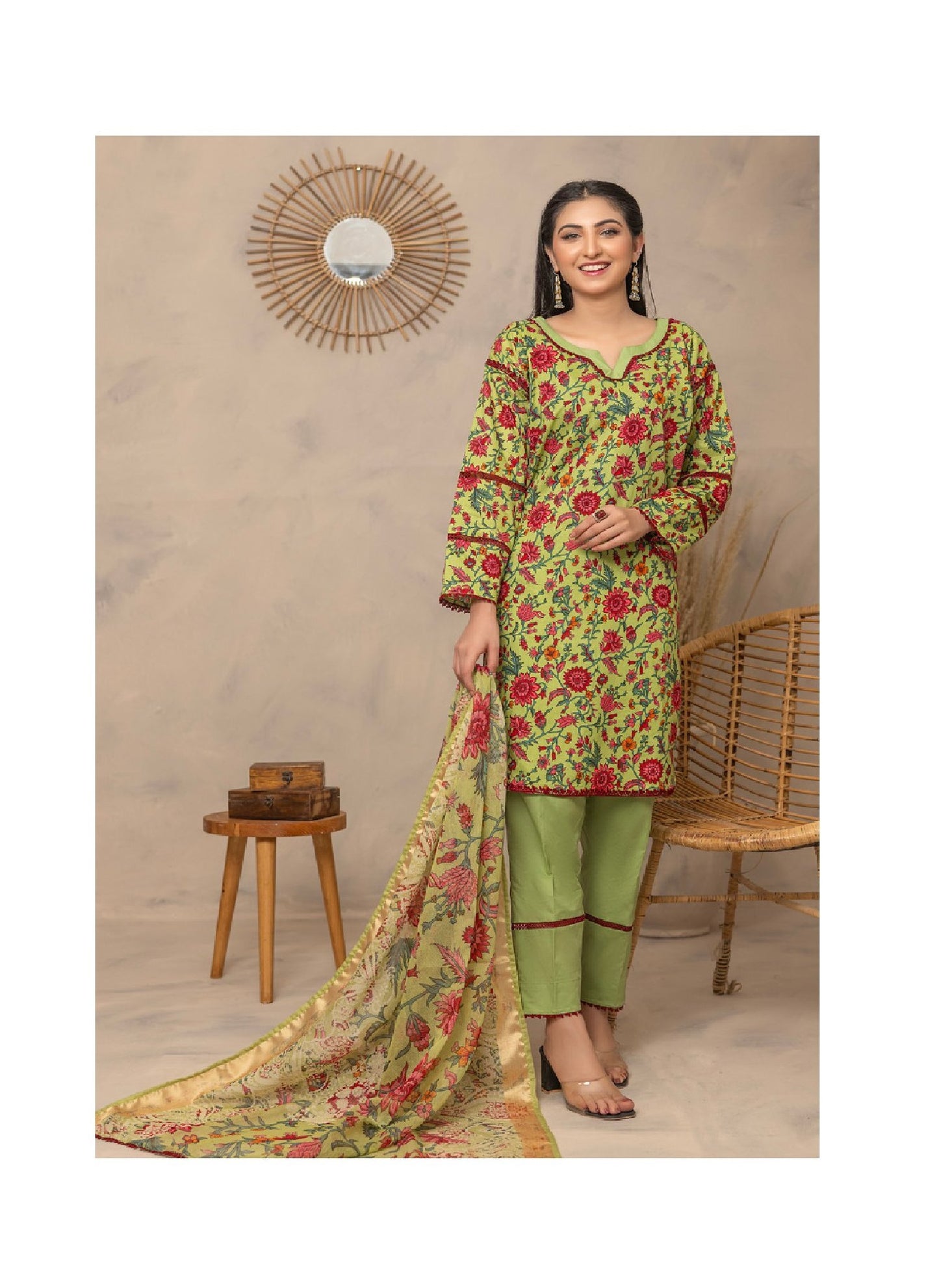 Salina Platinum By Regalia Textiles Printed Lawn Suits Unstitched 3 Piece - SM-04 - Summer Collection