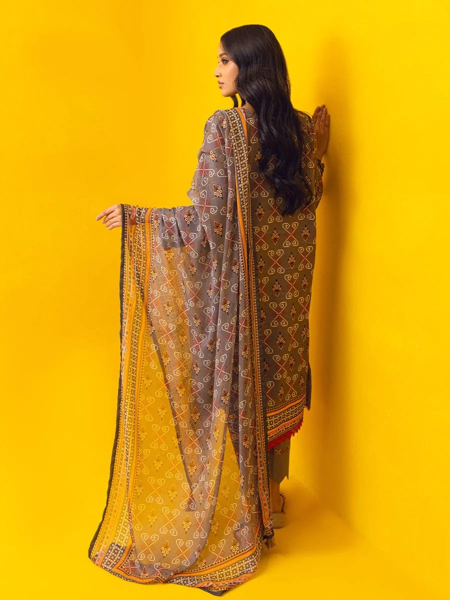 Adorna by Salitex Printed Lawn 2 Piece Suits Unstitched  STA-UNS23CB004UT
