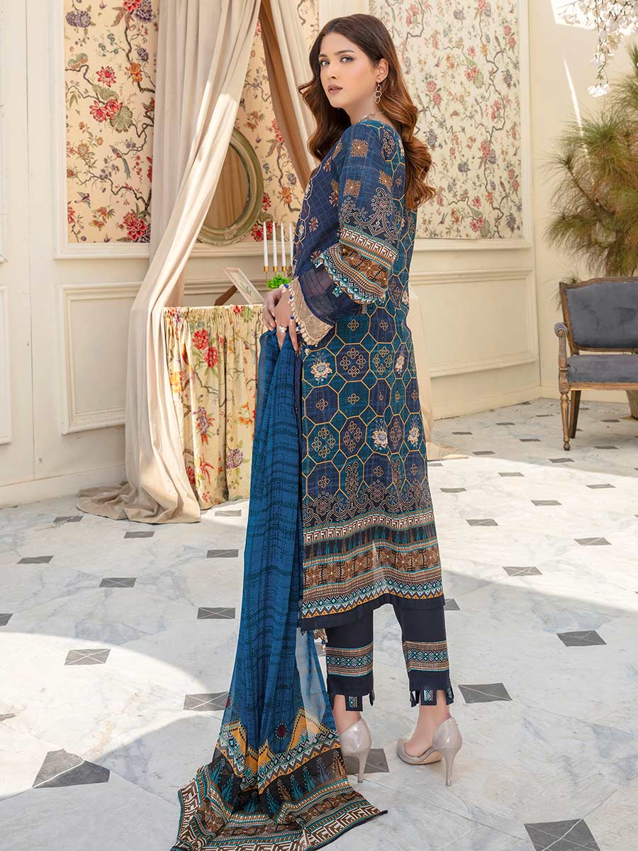 Afreen by Aalaya Embroidered Lawn 3 piece dress unstitched - AL23-D04