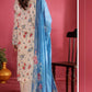 Evelyn by Gulljee Embroidered Lawn 3 piece Unstitched Dress - EVL3P2504