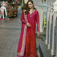 Noor By Saadia Asad Embroidered Lawn Suits Unstitched 3 Piece D04 - Rosa