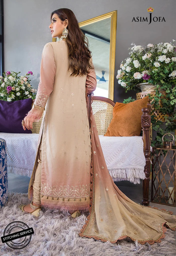 Asim Jofa Embroidered Lawn Suits Unstitched 3 Piece AJCK-04 - Eid Collection