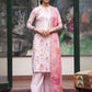 Mishaal by Gulljee Embroidered Lawn 3 piece Unstitched Dress - GJM11 - A05 - Summer Collection