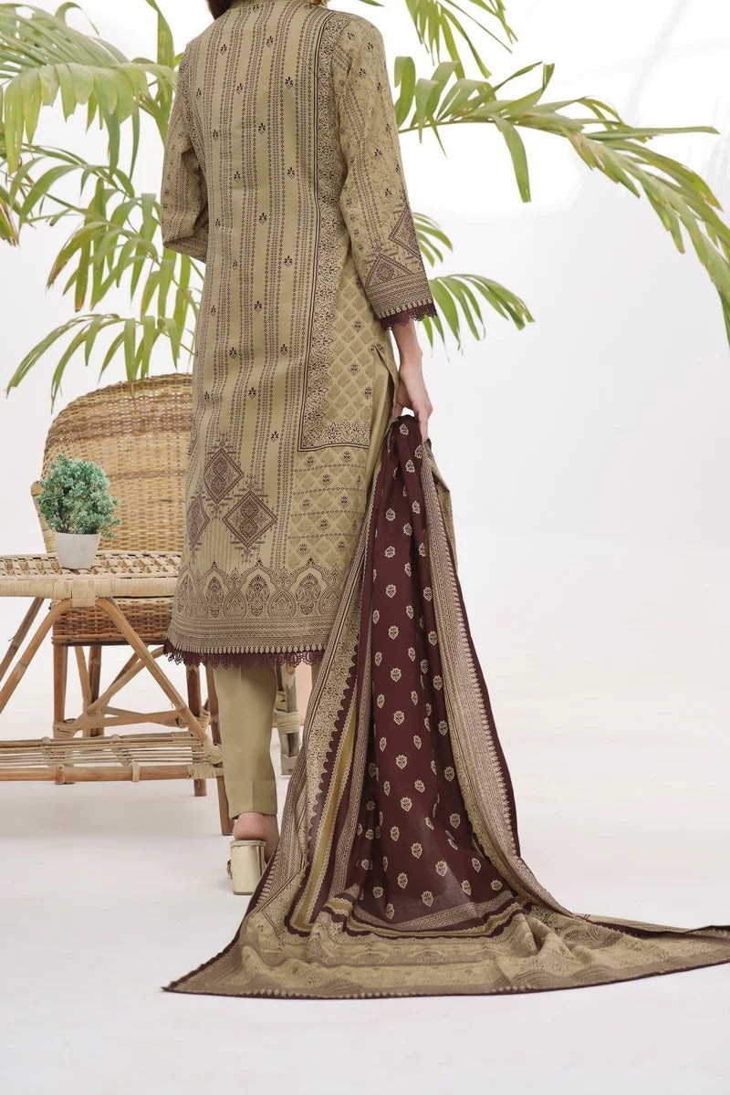 Daman By VS Textiles Printed Lawn Suits Unstitched 3 Piece VS24-D1 2905-A - Summer Collection