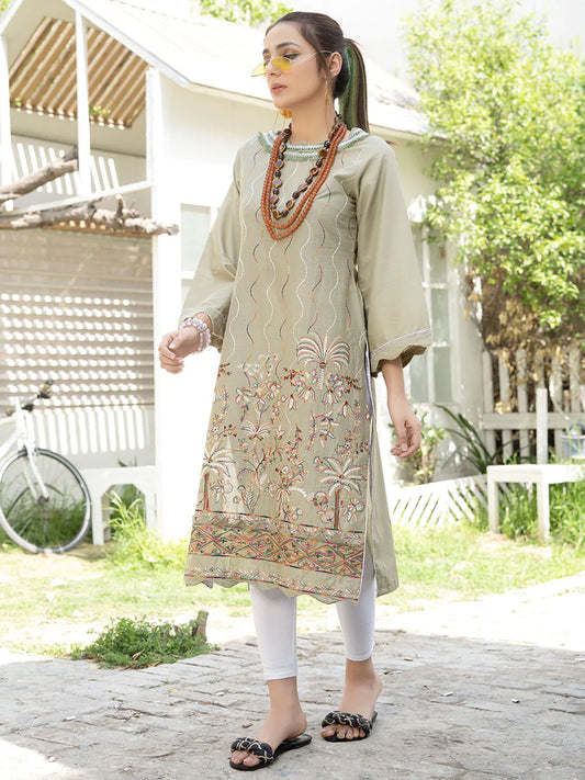 Nisha by Aalaya Embroidered Lawn Unstitched Shirt NEK- D05