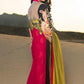 Zunuj Embroidered Cotton Net Unstitched 3 Piece Suit ZKCN- 05