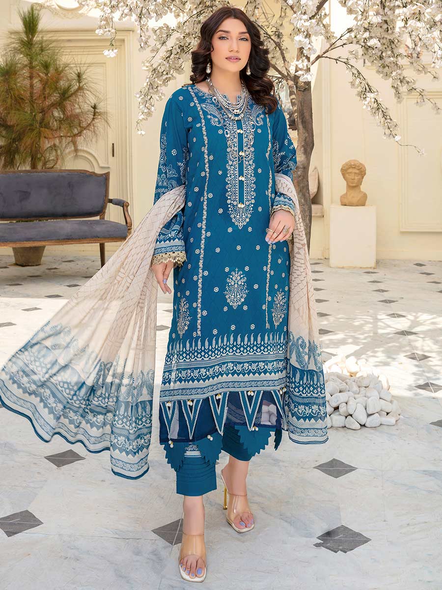 Afreen by Aalaya Embroidered Lawn 3 piece dress unstitched - AL23-D05