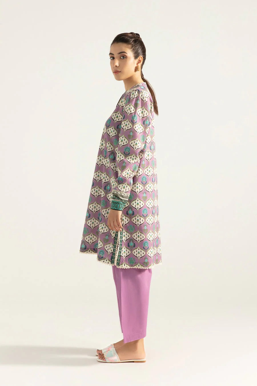 Sapphire Intermix Printed Cotton Shirt 1 piece Unstitched - U1 DY22V5 05