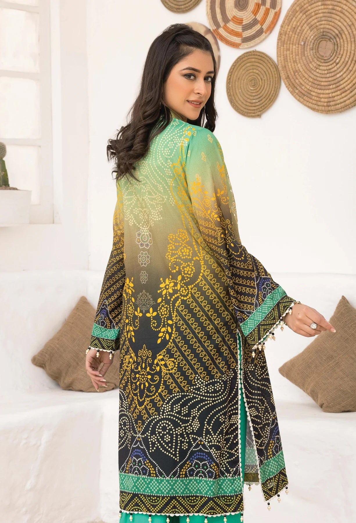 Adan Libas Chunri Embroidered Lawn 2 Piece Unstitched - ALC-D05