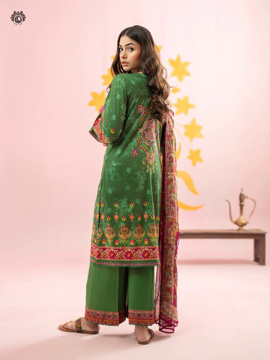 Rang Pasand by Gulljee Embroidered Lawn Unstitched 3 Piece Dress - GRP2406A5