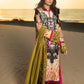 Zunuj Embroidered Cotton Net Unstitched 3 Piece Suit ZKCN- 05