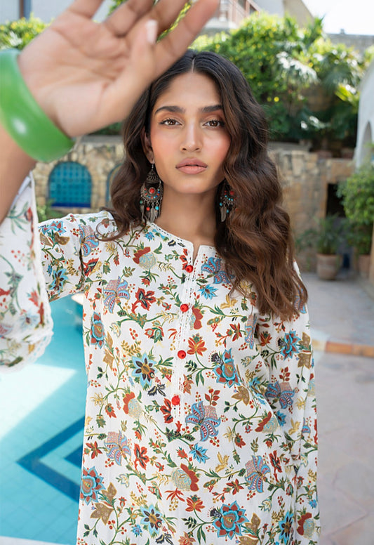 Identic Separates By Regalia Textiles Printed Linen Suits Unstitched 2 Piece RTPL-D-05 - Winter Collection