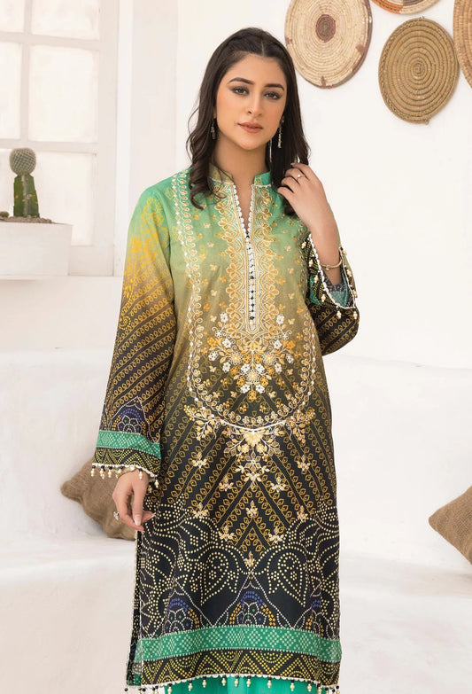 Adan Libas Chunri Embroidered Lawn 2 Piece Unstitched - ALC-D05