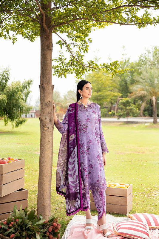 Rangrez by Ramsha Embroidered Lawn 3 piece Unstitched Dress - N606