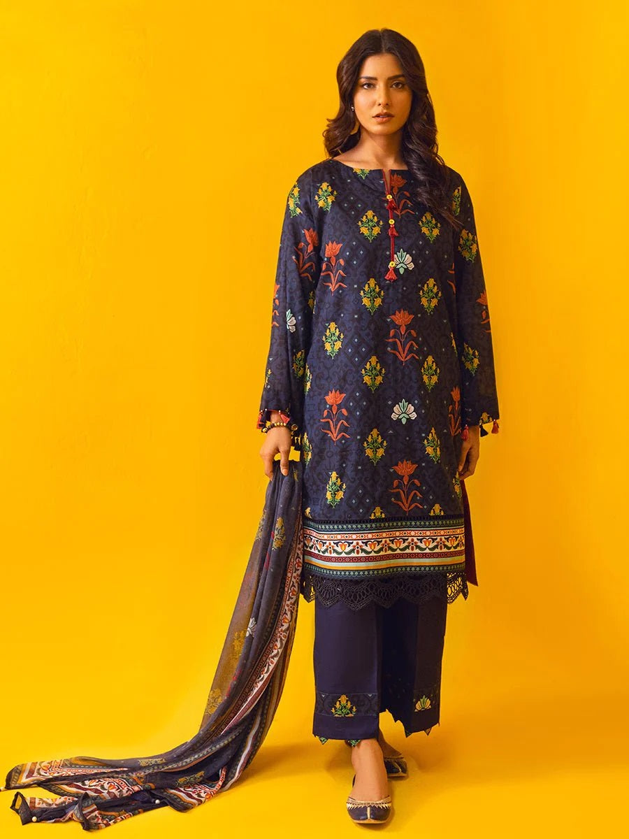 Adorna by Salitex Printed Lawn 2 Piece Suits Unstitched  STA-UNS23CB006UT
