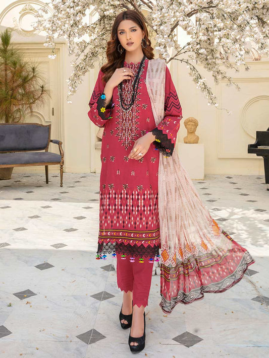 Afreen by Aalaya Embroidered Lawn 3 piece dress unstitched - AL23-D06